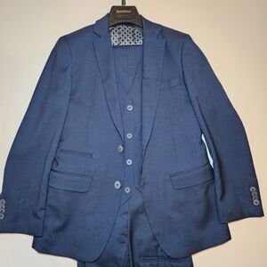 Isaac Mizrahi Classic Navy Boy's 3PC Suit
